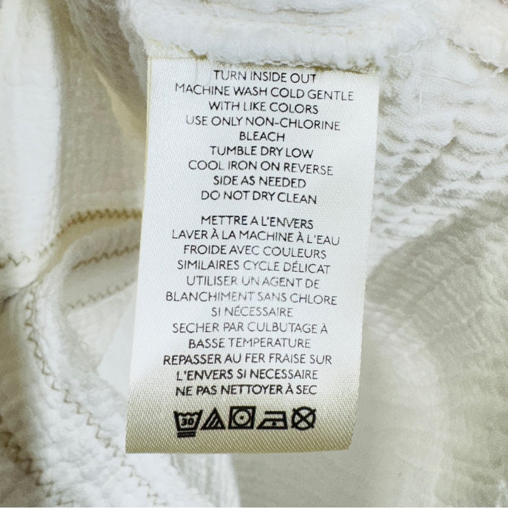 Free People We The Free Summer Daydream Buttondown Gauze XS Ivory Boho Casual - Picture 11 of 12